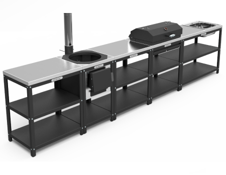 Барбекю комплекс П11 (модульная мебель)
