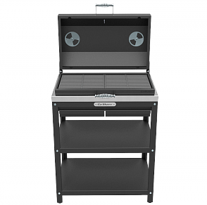 Стол-гриль с решёткой из чугуна