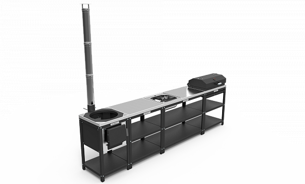 Барбекю комплекс П10 (модульная мебель)