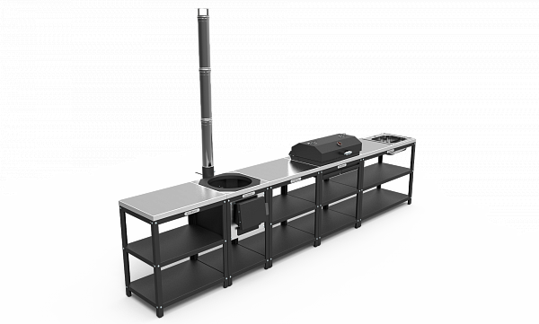 Барбекю комплекс П11 (модульная мебель)