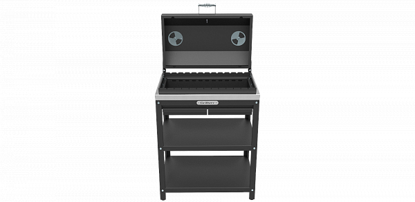 Стол-гриль с решёткой из нержавеющей стали