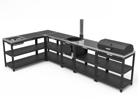Барбекю комплекс угловой №3 (модульная мебель)