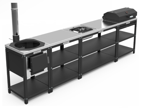 Барбекю комплекс П10 (модульная мебель)