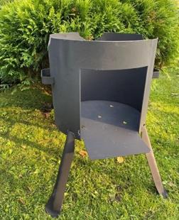 Печь для казана 10 л с окошком