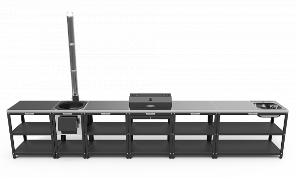 Барбекю комплекс П12 (модульная мебель)