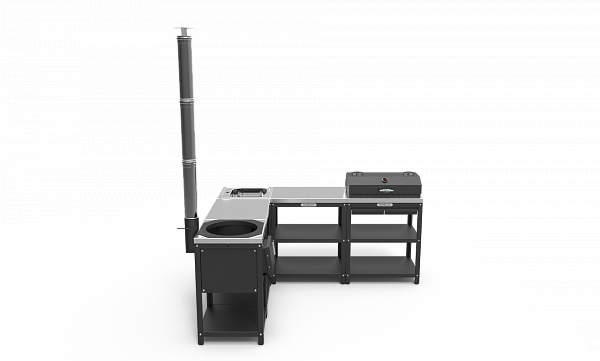 Барбекю комплекс угловой №1 (модульная мебель)