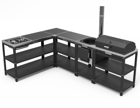 Барбекю комплекс угловой №2 (модульная мебель)