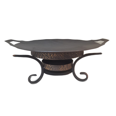 Садж стальной 50 см с подставкой "Шелковый путь"