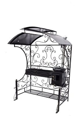 Купить Мангал с крышей и печкой "УЮТ" в Нижнем Новгороде