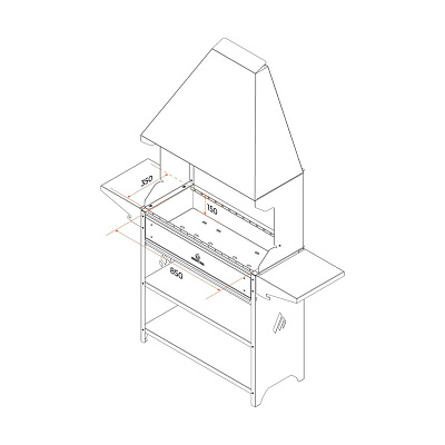 мангал c крышей gratar m professional optima zont купить в Нижнем ...