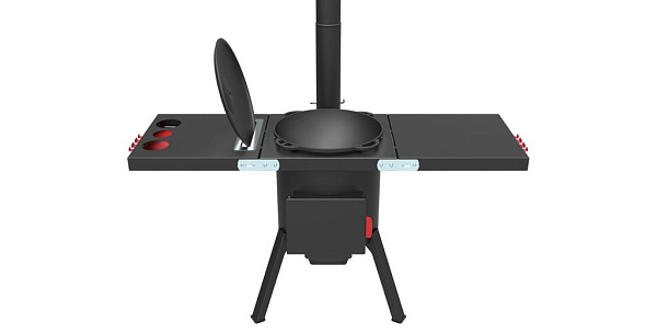 Боковые столики для печи под казан "Берель-480 К" (комплект)