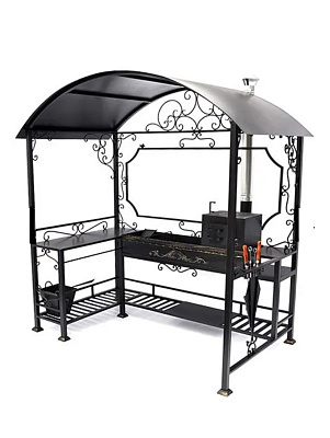 Купить Мангал-беседка с крышей и печкой "Медея" в Нижнем Новгороде