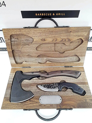 Подарочный набор Настоящему мужчине, топор+нож