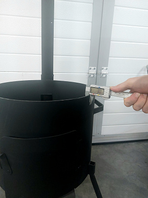 Печь для казана 12 л (3 мм) с трубой