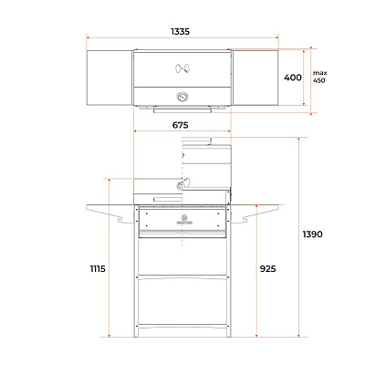 Купить Мангал- гриль Gratar M Family Optima BBQ в Нижнем Новгороде
