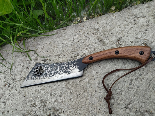 Нож-тяпка ДЛЯ РУБКИ с лапой, с чехлом