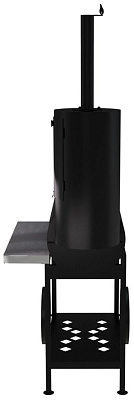 Гриль - Смокер "Паровоз XXL", 5 мм, левосторонний