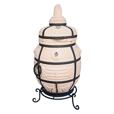 Купить Тандыр Поручик с поворотной крышкой и термометром Амфора) в Нижнем Новгороде