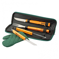 Набор приборов для барбекю 4 предмета в сумке Camping// Palisad