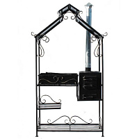 Купить Мангал с крышей и печкой "Имение Люкс" в Нижнем Новгороде