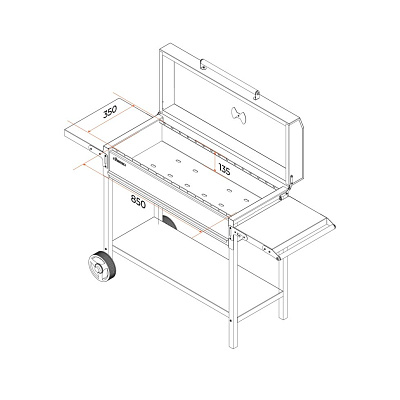 Купить Гриль-мангал с крышкой Gratar МАН 305 в Нижнем Новгороде