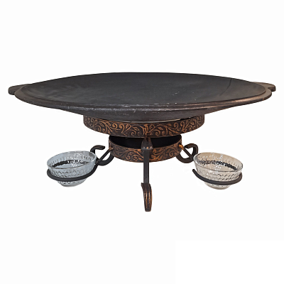 Садж чугунный 50 см с подставкой "Премиум"