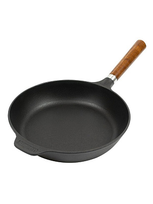 Сковорода чугунная 280х50 (MANOLI) с быстросъемной  ручкой