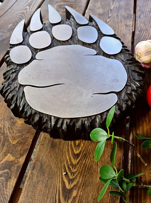 Подставка под горячее Лапа медведя