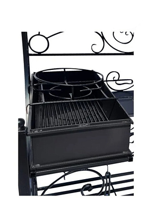 Купить Угловой мангал с крышей в Нижнем Новгороде