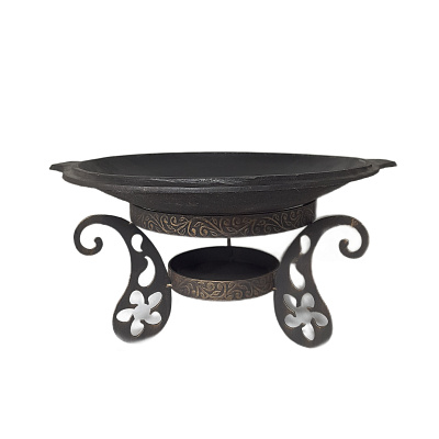 Садж чугунный 40 см с подставкой "Турция"