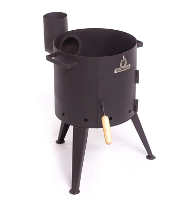 Печь для казана 10-12 л "PDK" с дымоходом