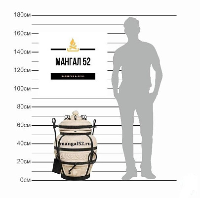 Купить Тандыр Охотник с откидной крышкой (Амфора) в Нижнем Новгороде