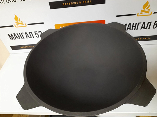 Казан чугунный 12 л MANOLI c крышкой - сковородой