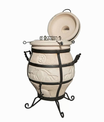 Купить Тандыр СамОбжар с откидной крышкой (Амфора) в Нижнем Новгороде