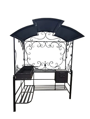 Купить Мангал с крышей и печкой (Угловой N1) в Нижнем Новгороде