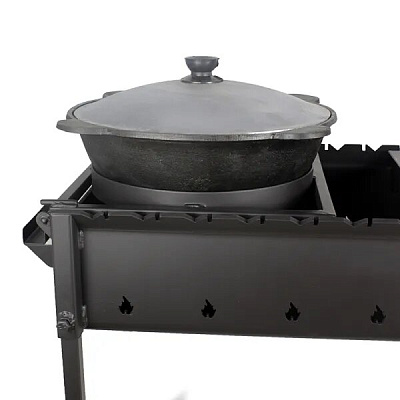 Купить Мангал 3 мм с кольцом под казан и решеткой  в Нижнем Новгороде