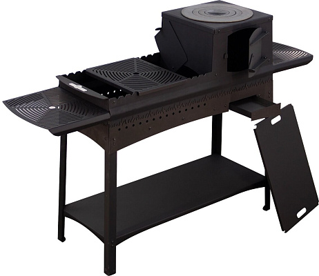 Купить Мангал "Мастер" с печью под казан в Нижнем Новгороде