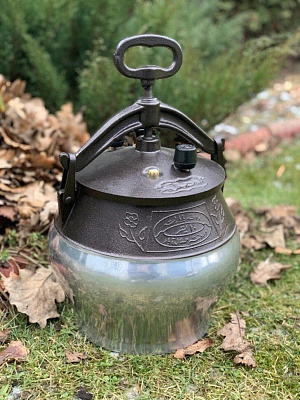 Афганский казан 50 л комби-никель с ручками (Rashko Baba)