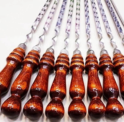 Набор шампуров в текстильном чехле