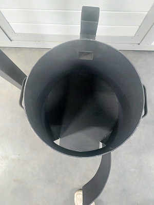 Печь для казана 12 л (3 мм) с трубой