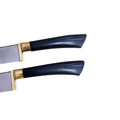 Узбекский нож – Пчак чирчик. Рукоятка граб, гарда латунь/олово (10-12 см)