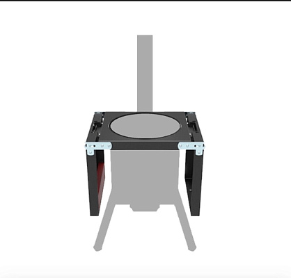 Боковые столики для печи под казан "Берель-400 К" (комплект)