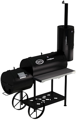 Гриль - Смокер "Паровоз XXL", 5 мм, левосторонний