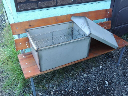 Коптильня домиком 600*400*300