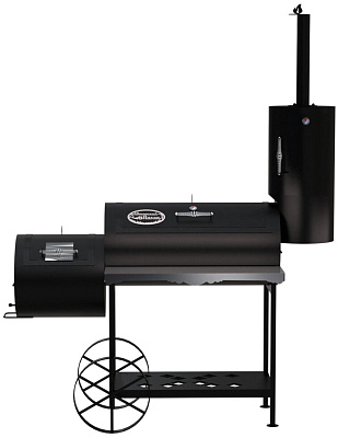 Гриль - Смокер "Паровоз XXL", 5 мм, левосторонний