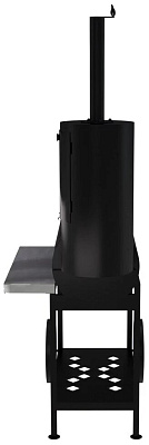 Гриль - Смокер "Паровоз XXL", 4 мм, левосторонний