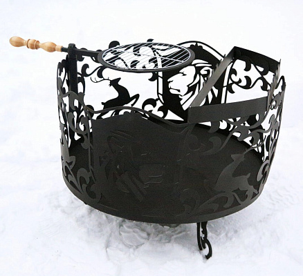 Костровая чаша "Лев", 4 мм