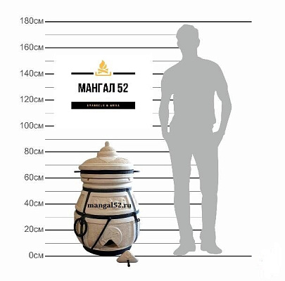 Купить Тандыр Скиф с откидной крышкой (Амфора) в Нижнем Новгороде