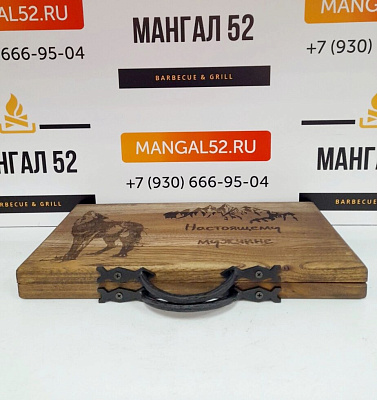 Подарочный набор Настоящему мужчине, топор+нож