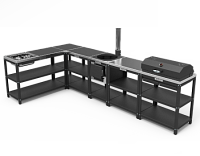 Барбекю комплекс угловой №3 (модульная мебель)
